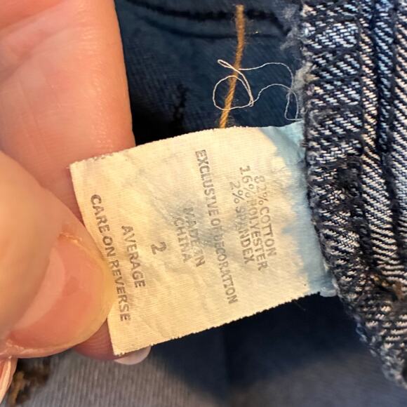 Soho Curvy Low Rise Y2K Bootcut Jeans Womens 2 Fading Blue Denim Stretch Comfort - Picture 5 of 11